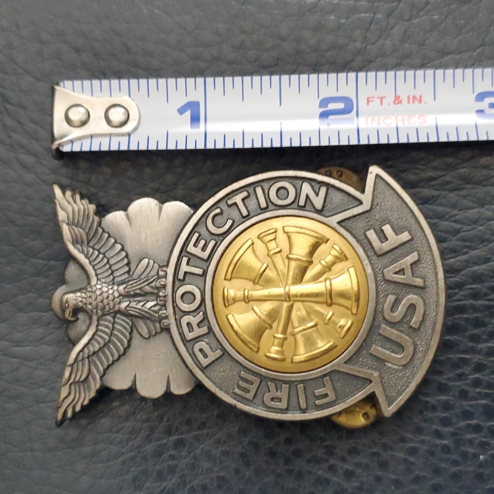 Vintage USAF fire protection badge
